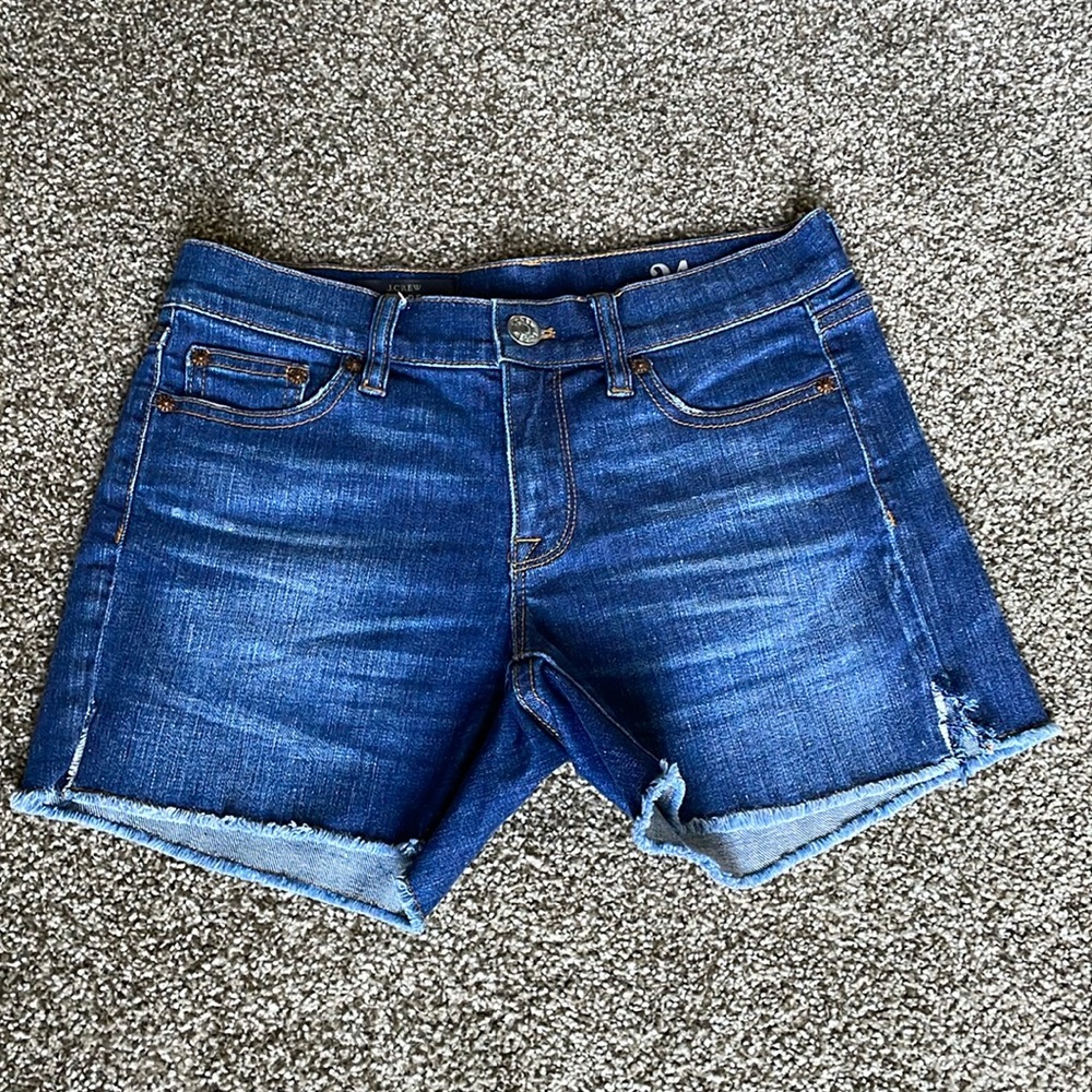 J Crew Indigo Denim shorts